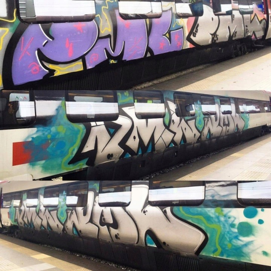 Wagon towarowy Hbbillnss z graffiti Piko 58966 HO